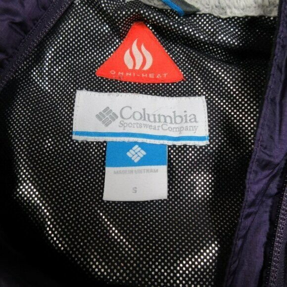 Columbia womens solid eggplant Omni Heat jacket S - Picture 3 of 5
